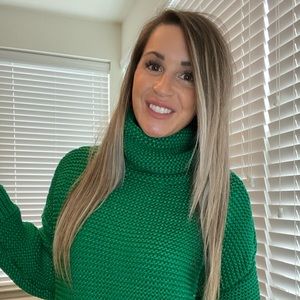 Blushing Heart Over Size Sweater